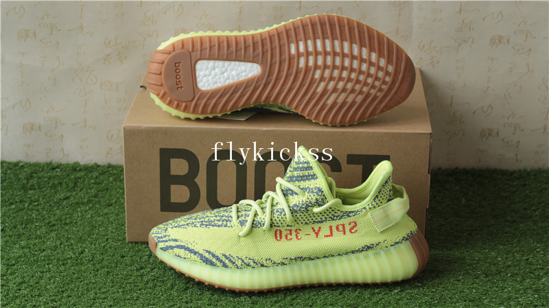 Final Correct Version Yeezy Boost 350 V2 Semi Frozen Yellow